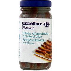 Filets d'anchois a l'huile d'olive
