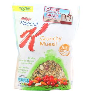 Céréales Crunchy Muesli airelles, courge & amandes