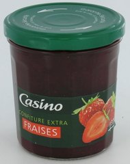 CASINO Confiture de fraise 370g