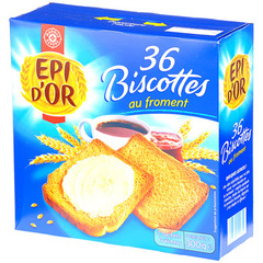 Biscottes Epi d'Or x36 300g