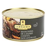 Manchon canard Jean Larnaudie Confit lentilles 1240g