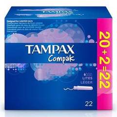 Tampax compak lites x22