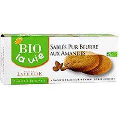 Biscuits sablés aux amandes Bio La Vie