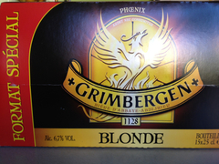Grimbergen biere blonde 6,7° -15x25cl