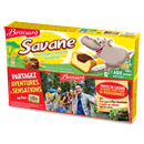 Brossard savane pocket cacao noisettes 2x175g