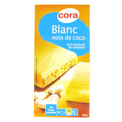 Chocolat blanc noix de coco
