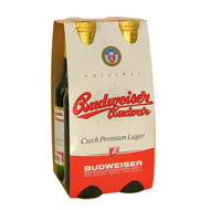 Bière Budweiser Budvar 5% vol. 4x33cl