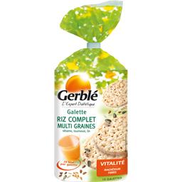 Galette de riz complet multi graines GERBLE, 108g