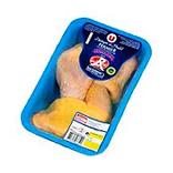Cuisse poulet fermier U jaune Drome x2 barq.500g S/atm 500 g