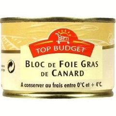 Bloc foie gras de canard mi cuit, la boite, 150g