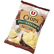 Chips paysanne U paquet de 150g
