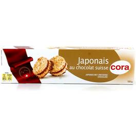 Cora biscuits japonais au chocolat suisse 100g