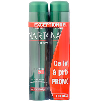 Narta deodorant homme atomiseur fraicheur classique 2x200ml