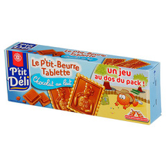 Biscuit P'tit Deli P'tit Beurre Tablette chocolat lait 150g