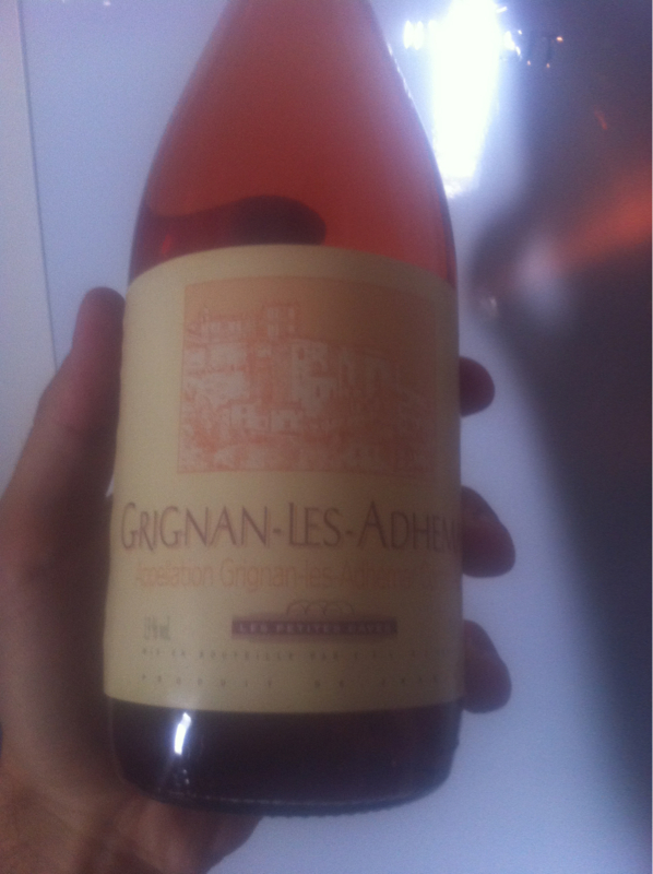 Vin rosé Grignan-les-Adhémar Les Petites Caves