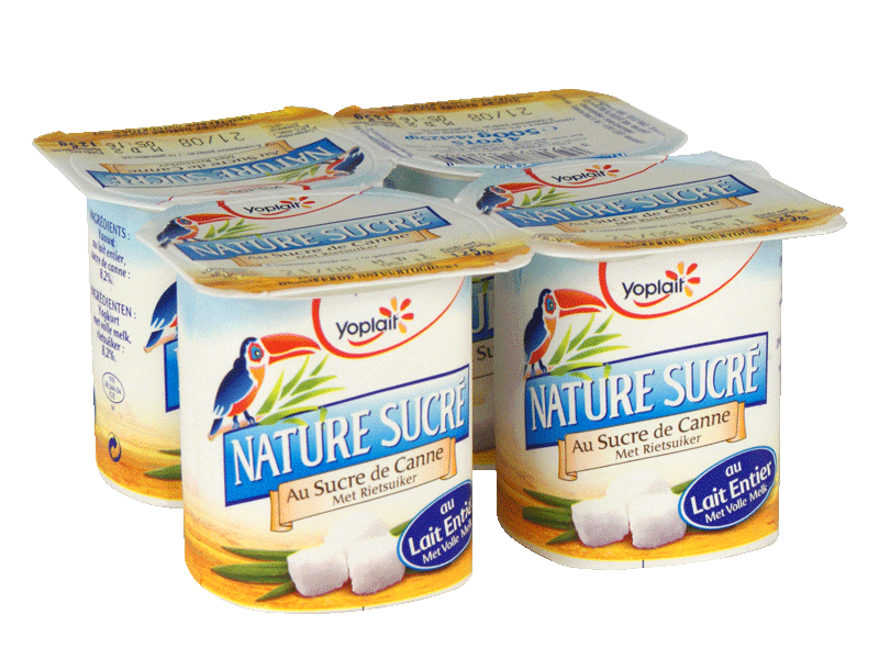 Yoplait yaourt nature sucré 4x125g
