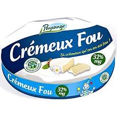 Fromage au lait thermise Cremeux Fou PAYSANGE, 31%MG, 270g