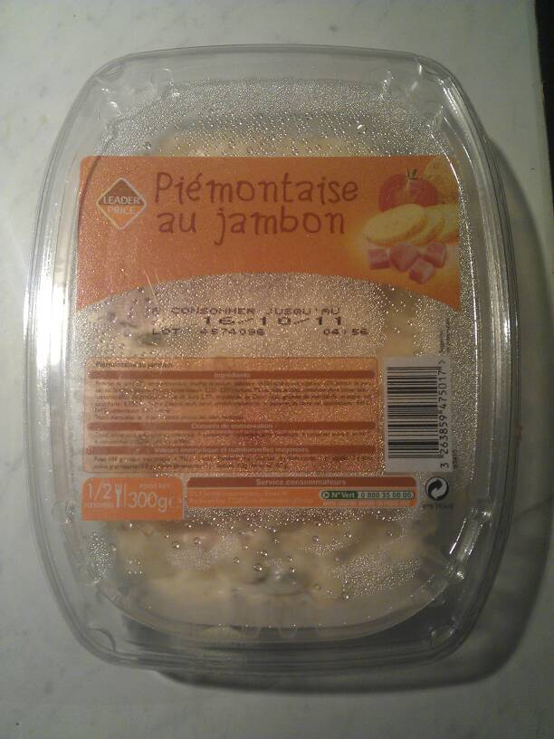 Piémontaise jambon 200g