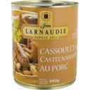 Jean Larnaudie Cassoulet de Castelnaudary au porc la boite de 840 g