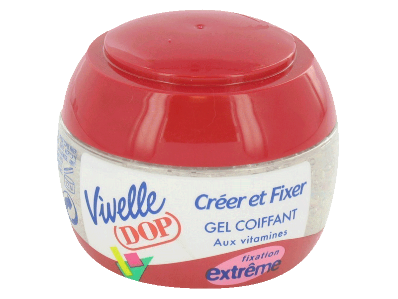 Vivelle Dop Gel coiffant Extrême aux vitamines fixation 24 h force 8 le pot de 150 ml