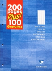 Clairefontaine Metric 65819C Bloc-notes 100 feuilles Bleu