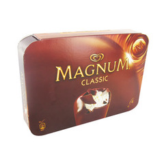 MAGNUM, Classic vanille chocolat x4 316g