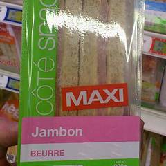 Sandwich maxi Côté Snack Jambon beurre - 200g