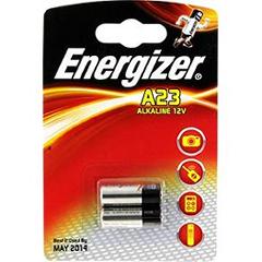 Piles A23/E23A ENERGIZER miniature, 2 unités sous blister