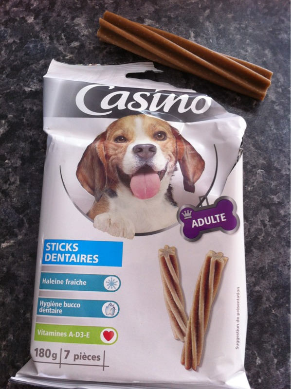 CASINO Sticks dentaires pour chien 180g