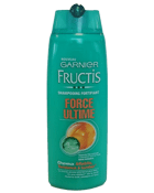 Garnier - Fructis Force Ultime - Shampooing fortifiant Cheveux fragilisés - Lot de 3