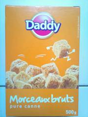 petits morceaux bruts pure canne daddy 500g