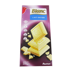Auchan Chocolat blanc 200g