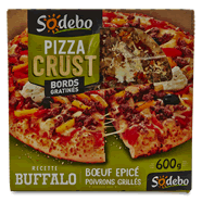 SODEBO : Crust - Pizza Boeuf epicé et Poivrons grillés