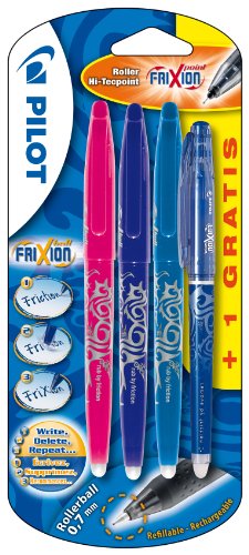 Pilot, Rollers encre effacable frixion, les 3 rollers