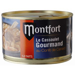 Montfort cassoulet confit de canard 420g