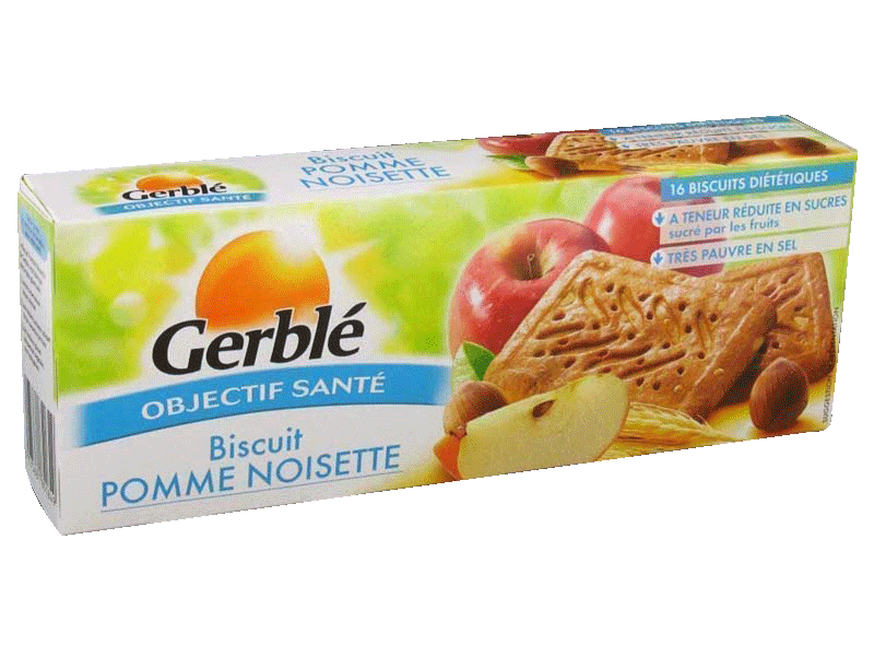 Gerble biscuits pommes noisettes 230g