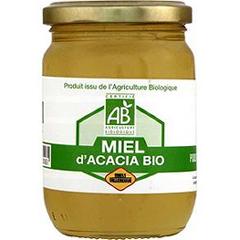 Miel d'acacia d'Hongrie bio, MIELS VILLENEUVE, pot de 375g