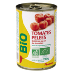 tomates pelees entieres bio auchan 240g