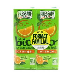 Nectar de jus d'orange Pressade Bio 2x1.5l
