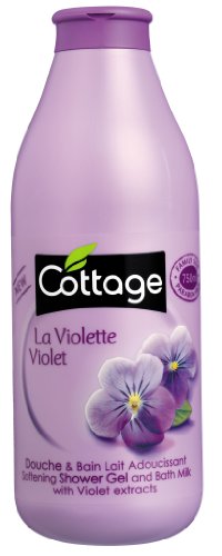 Cottage - Douche et Bain - Lait Adoucissant - La Violette - - 750 ml - Lot de 2
