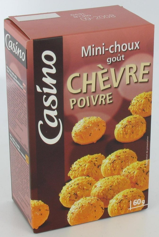 Mini-Choux Gout Chevre/Poivre