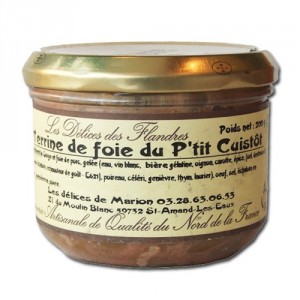 Les Mijotés De L'Abbaye Terrine de foie du P'tit Cuistot le bocal de 200 g