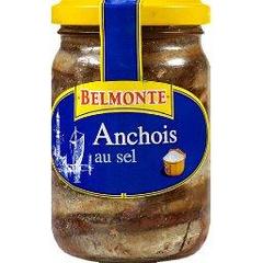 Belmonte, Filets d'anchois au sel, le bocal de 154g