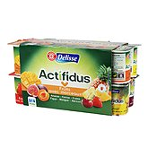 Yaourt Actifidus Délisse Panache fruits 16x125g