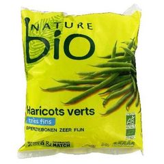Nature bio haricots verts extra fins 600g