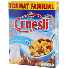 Cereales Cruesli Quaker Chocolat au lait 965g