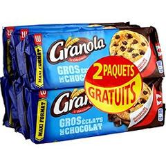 Biscuits gros éclats de chocolat Granola