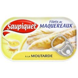 Filets de maquereaux a la moutarde Saupiquet boite 1/6 113g