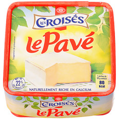 Fromage Le Pave Les Croises Lait pasteurise 22% MG 220g