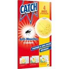 Catch, Stickers anti-mouches jaunes, la boite de 6 - 20 gr